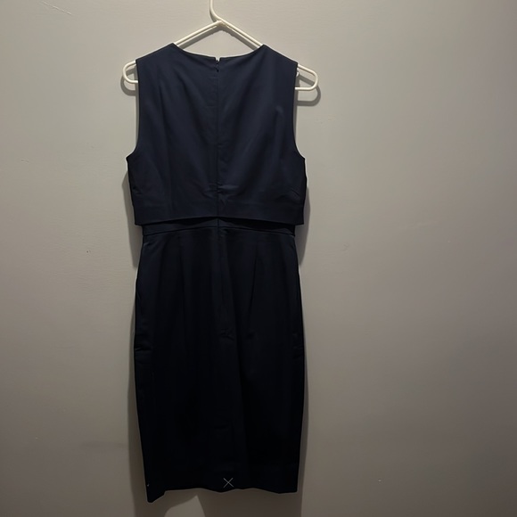 NWT navy blue jcrew dress - Picture 5 of 5